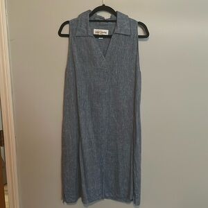 Sara Campbell Blue Sleeveless Dress